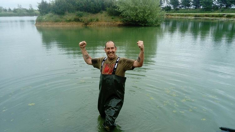 That's one happy carp angler!