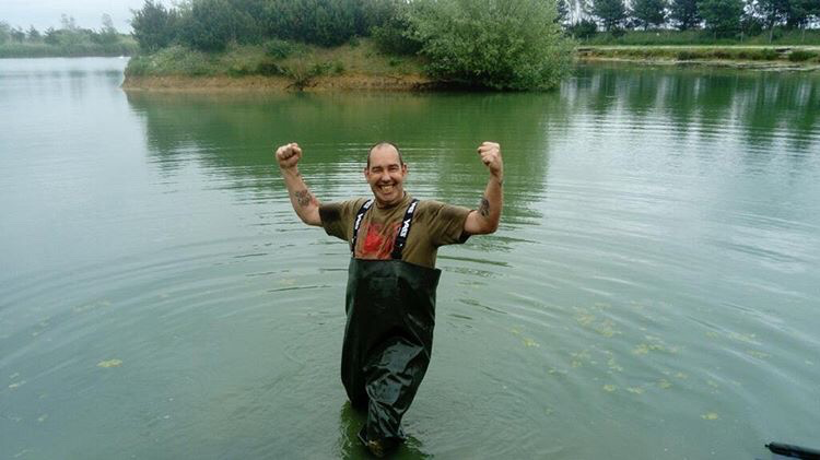 That's one happy carp angler! 