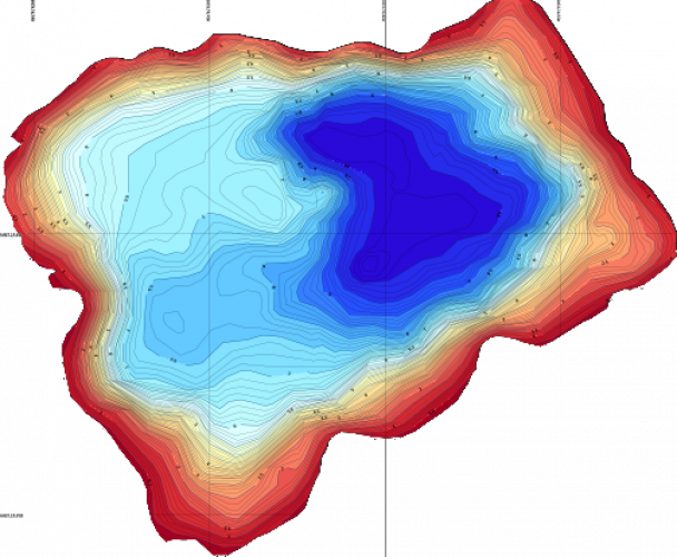 Round Lake - Depth Map